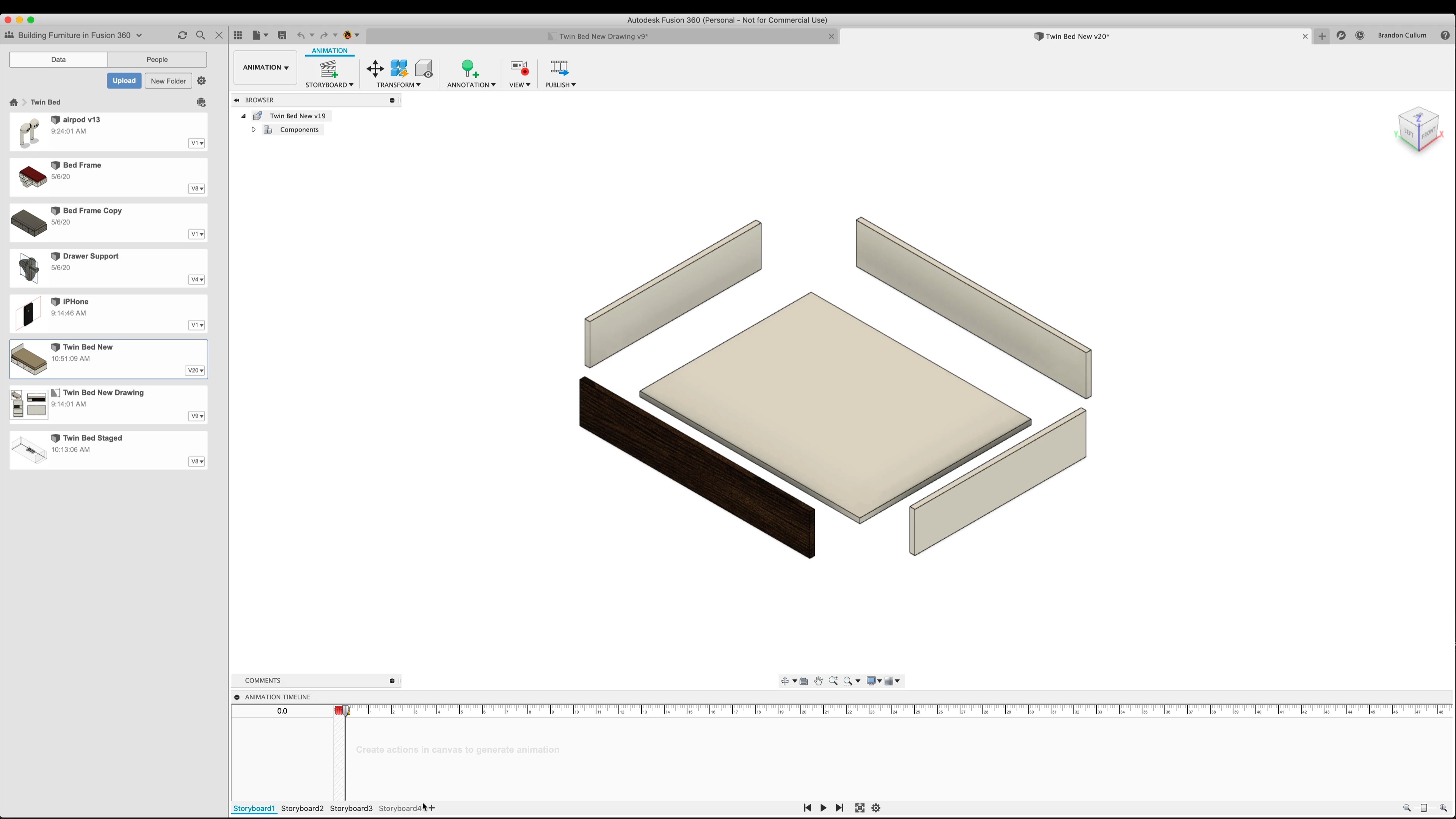 Exploded views in Fusion 360