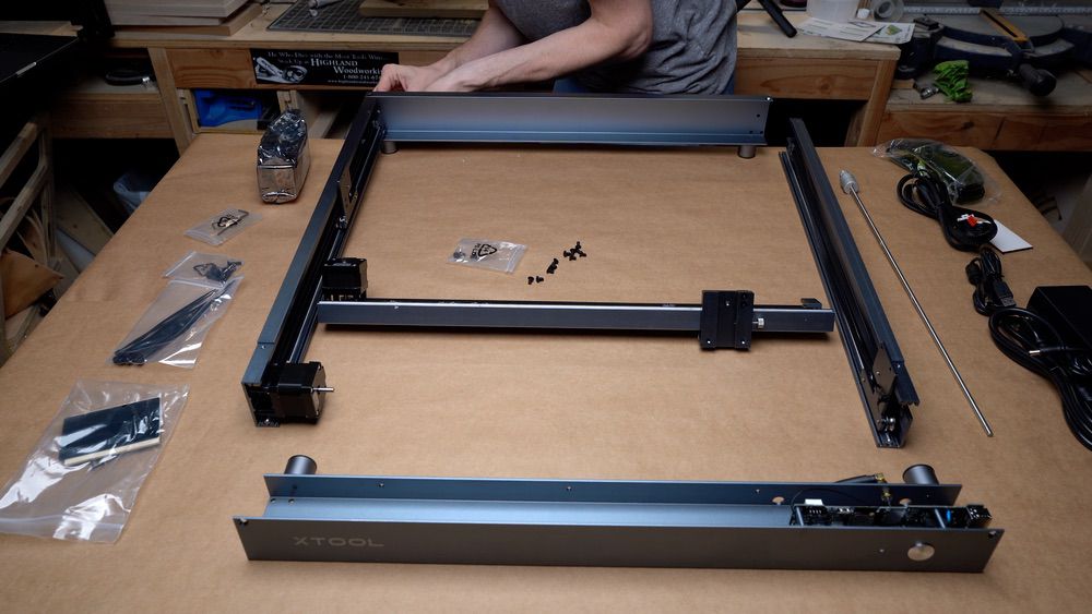 xTool D1 Laser Engraver Assembly