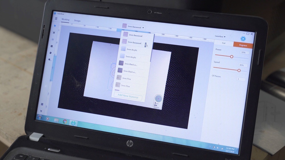 Auto software recognition of scanned materials
