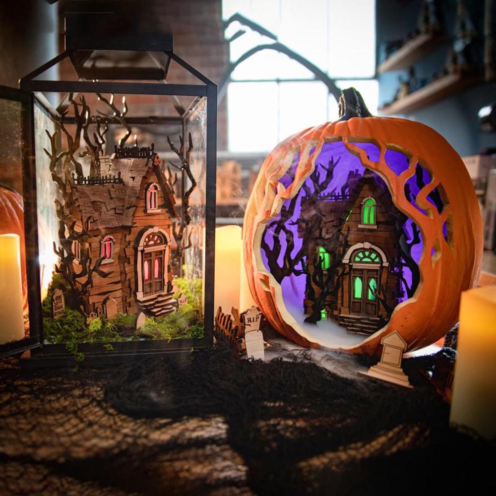 Glowforge Haunted House Design